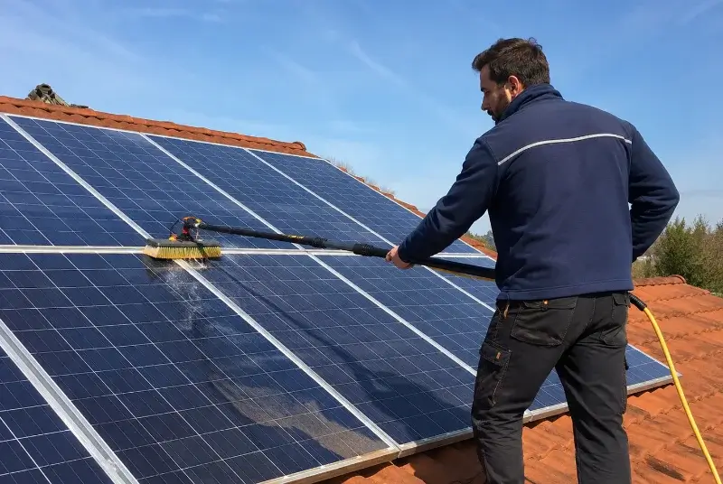 Nettoyage et entretien de panneaux solaires à Sallertaine