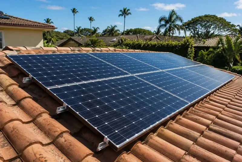 Installation de panneaux solaires à Sallertaine
